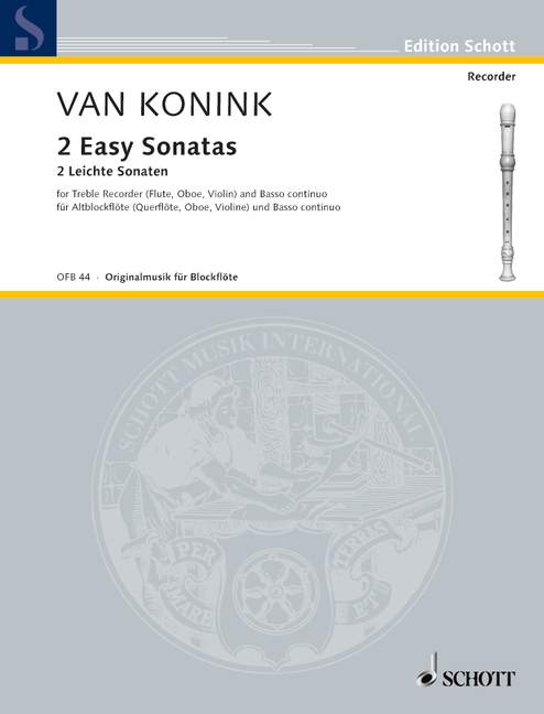 2 Easy Sonatas, D minor - G minor, for Violoncello und Viola da gamba ad libitum