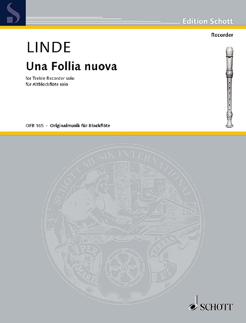 Una Follia nouva, for treble recorder