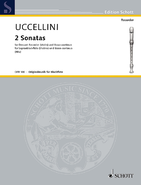2 Sonatas, for descant recorder (violin) and basso continuo