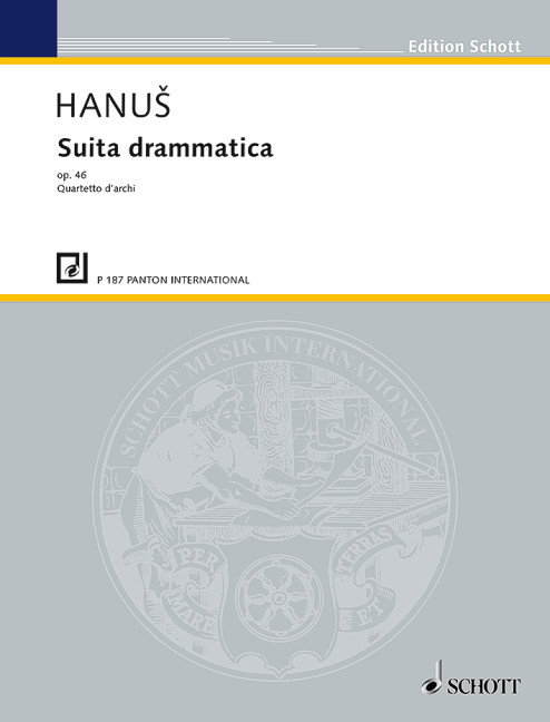 Suita drammatica op. 46, Meditations 1959 on the motives of Prometheus by Aischylos, for String quartet, Score and parts