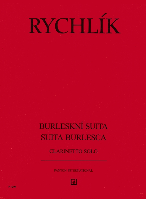 Burleskní Suita, Suita Burlesca, for clarinet