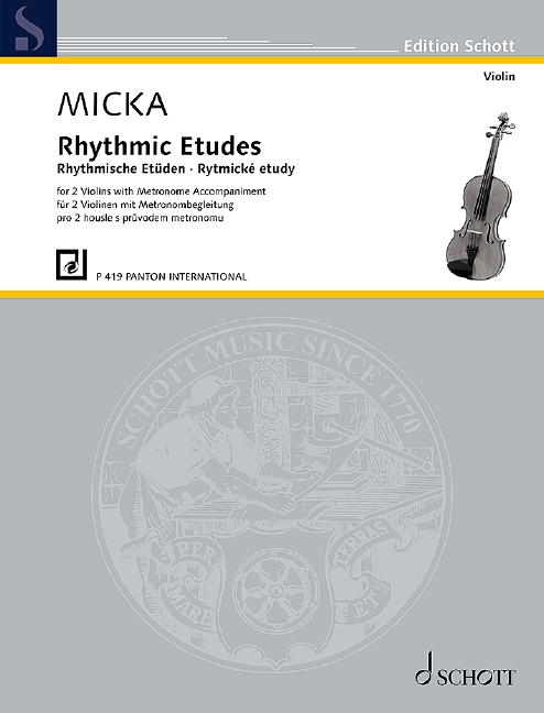 Rhythmische Etüden, for 2 violins