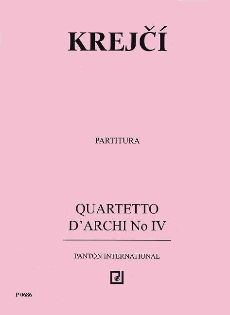 String Quartet No. 4, Score