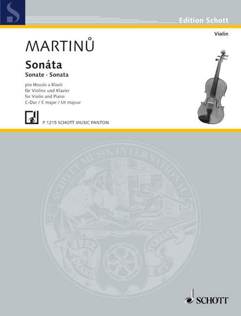 Sonata C major H 120, for violin and piano