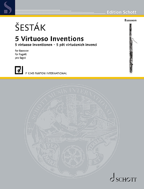 5 Virtuoso Inventions, for bassoon