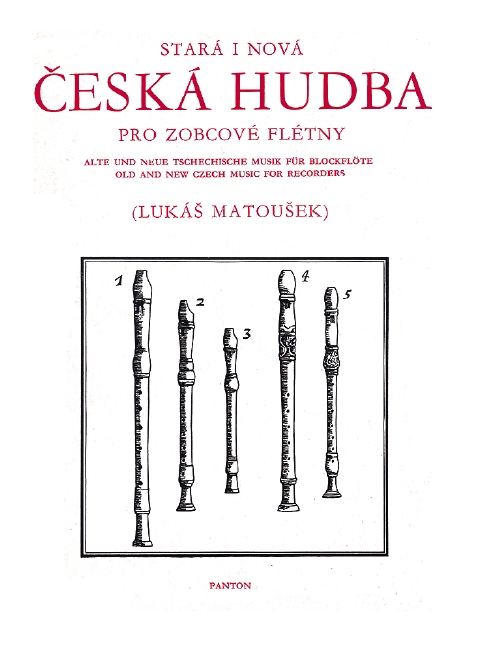 Old and new czech music, for 2-4 recorders, Performing score