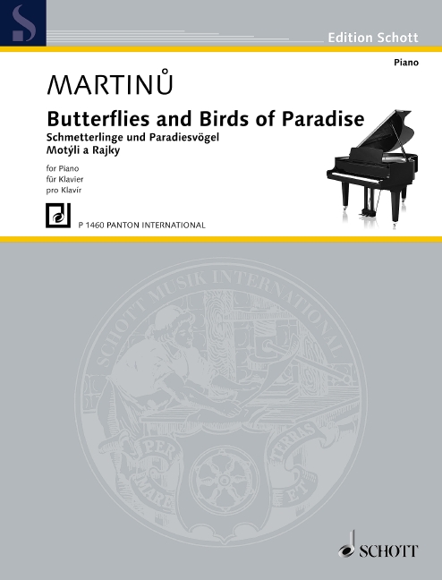 Butterflies and Birds of Paradise H 127, Three pieces, for piano