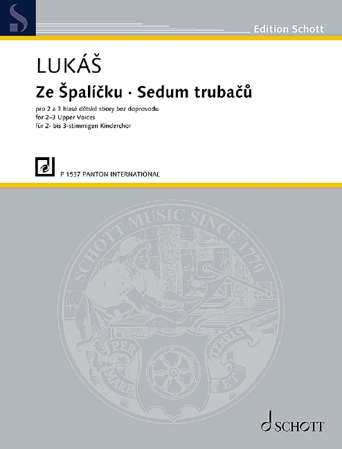 From Spalícku / Sedum trubacu, for children's choir, Choral score