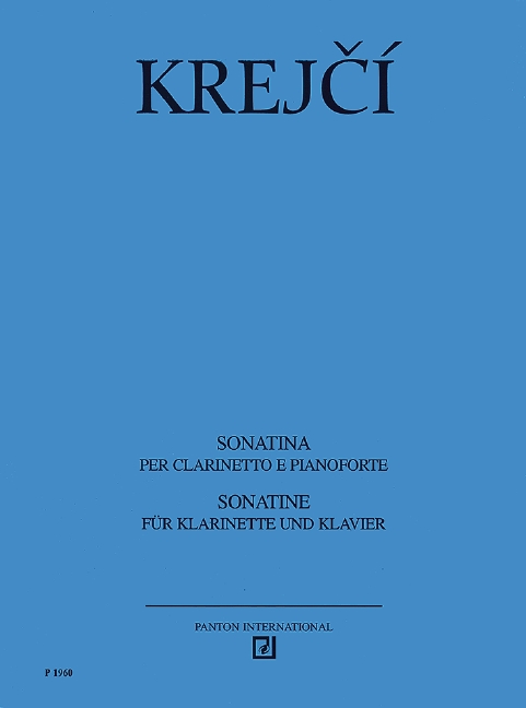 Sonatina, for clarinet and piano