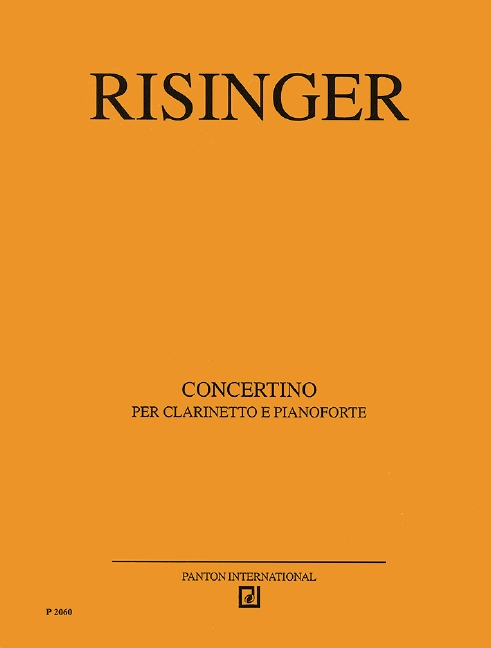 Concertino, for clarinet and piano