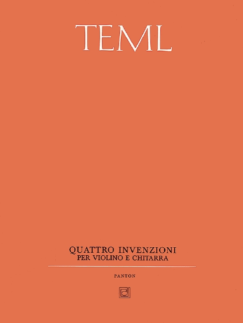 4 Invenzioni, for violin and guitar