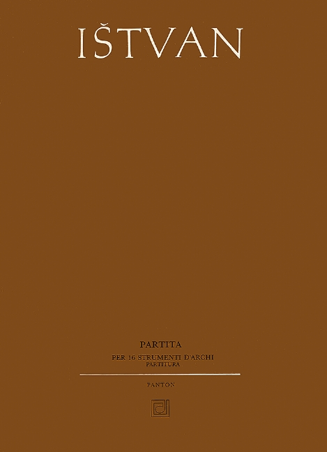 Partita, for 16 strings, Study score