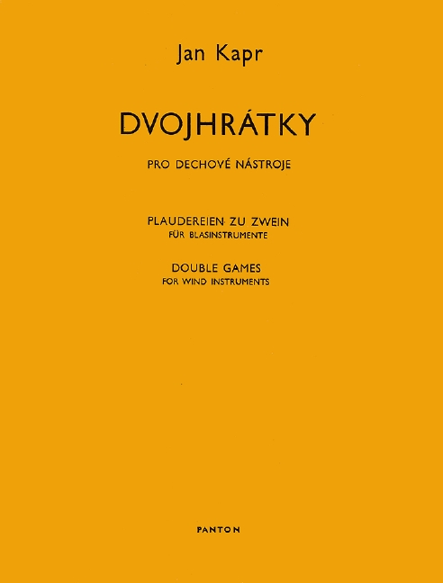 Double Games, for 2 trumpets (flutes) or ensemble, Performing score