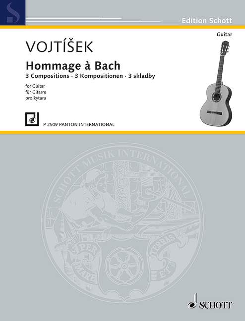 Hommage à Bach, 3 Compositions, for guitar