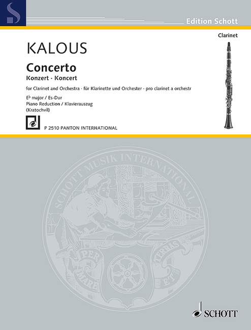 Concerto Eb major, for clarinet and orchestra, Piano reduction