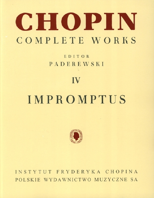 Impromptus, Complete Works IV, for Piano