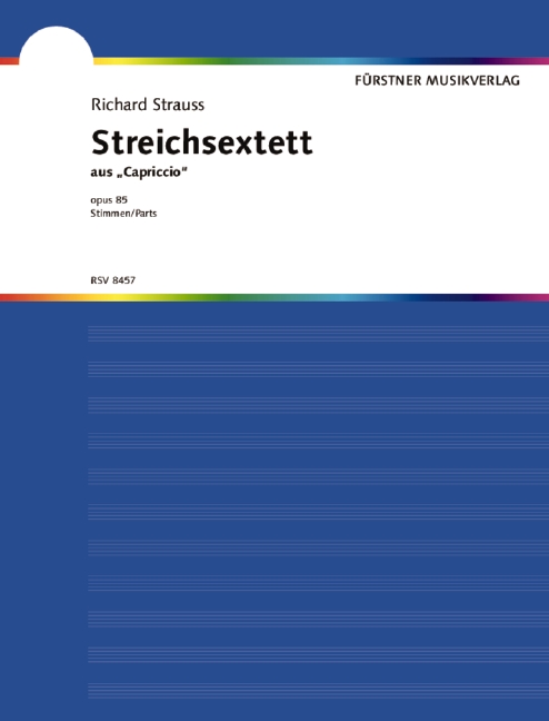Capriccio op. 85, Streichsextett (Vorspiel), for 2 Violins, 2 Violas and 2 Violoncellos, Set of parts