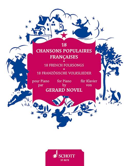 18 French Folksongs, for Piano