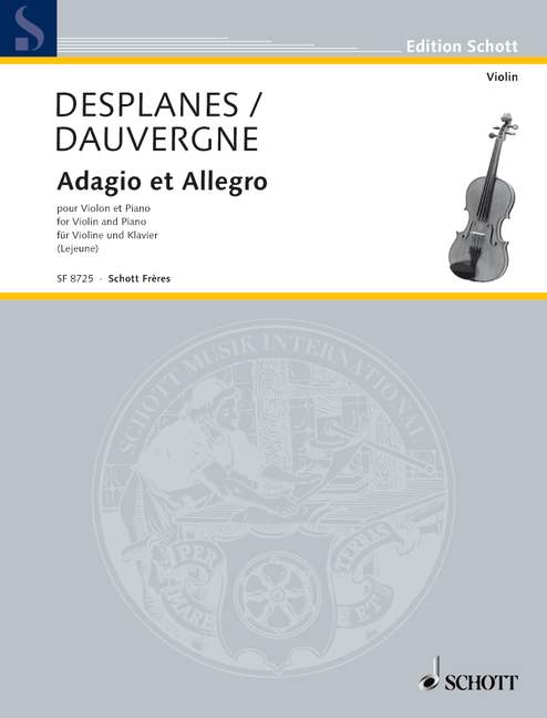Adagio et Allegro No. 11, for violin and piano
