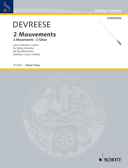 2 Movements, for string orchestra, Score