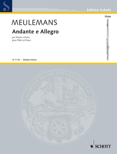 Andante and Allegro, for flute and piano