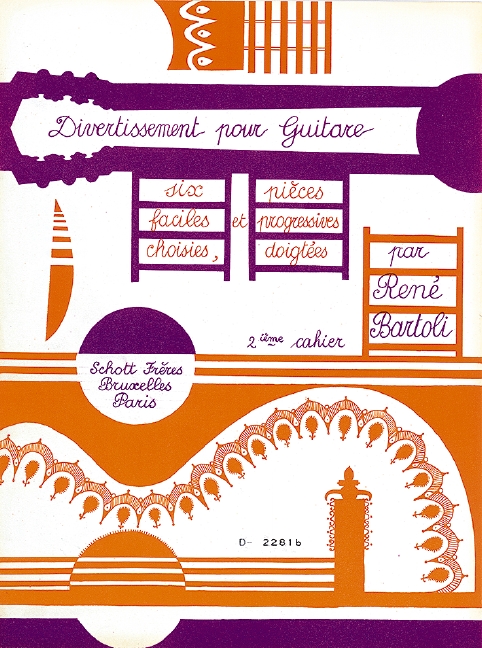 Divertissement Vol. 2, 6 light PIeces, for guitar