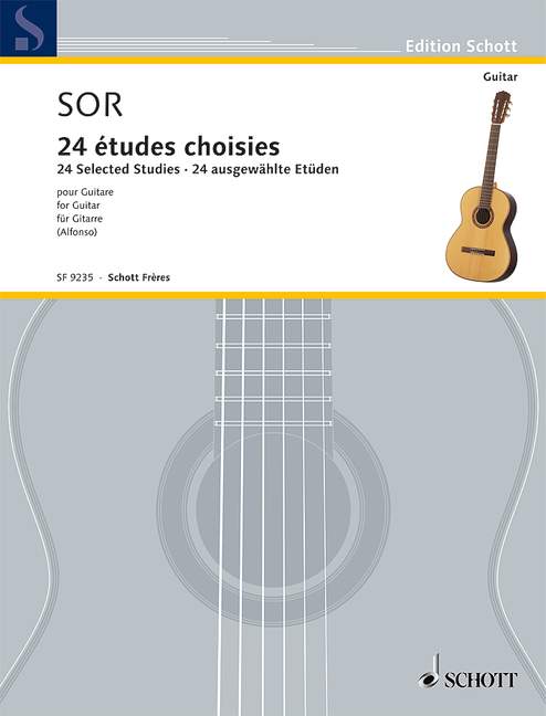 24 Selected Studies, for guitar