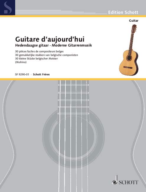 Guitare d'aujourd' hui, 30 kleine Stücke belgischer Meister