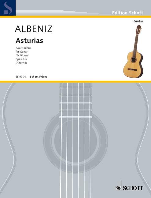 Asturias op. 232 No. 24, Prelude from Chants d'Espagne, for guitar