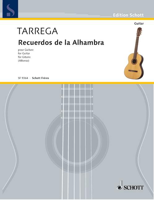 Recuerdos de la Alhambra No. 29, Trémolo-Etude, for guitar