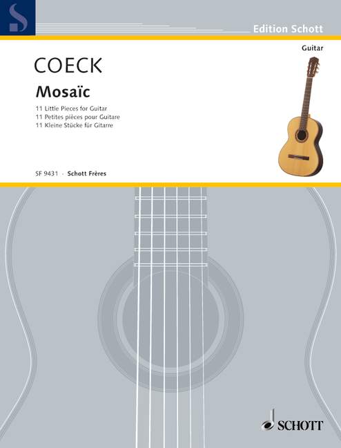 Mosaic, 11 little Pieces, for guitar