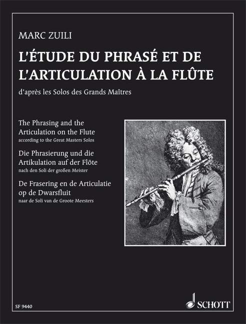 The phrasing and the articulation of the Flute, from the solos of the Great Masters