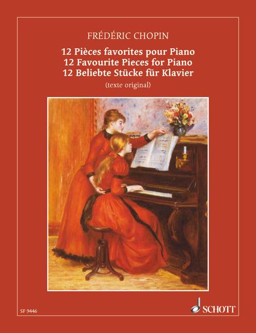 12 favourite pieces, for piano