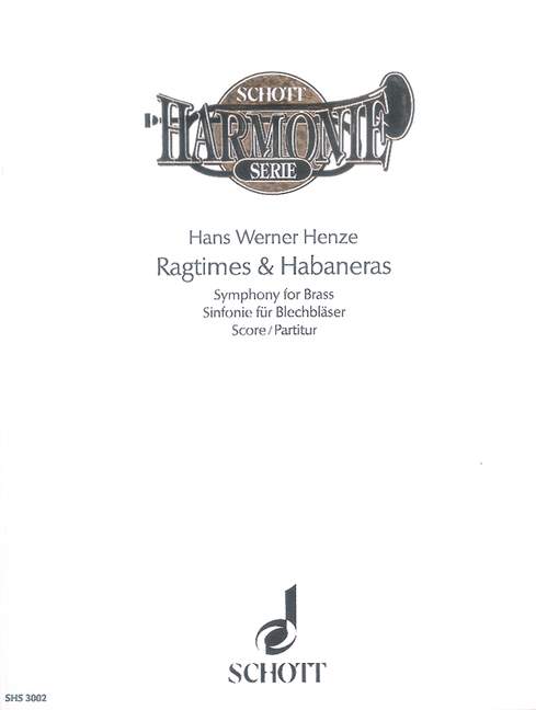 Ragtimes & Habaneras, Sinfonia for Brass, for brass instruments, Score