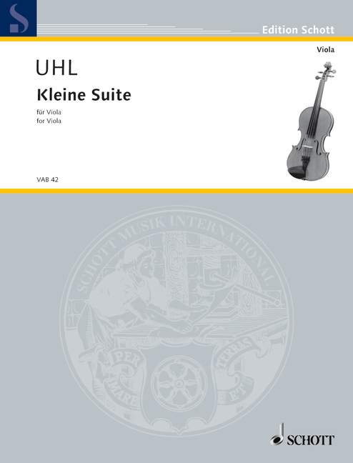 Kleine Suite, for viola