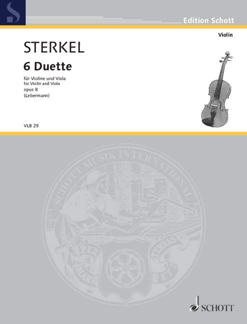 6 Duets op. 8, for violin and viola