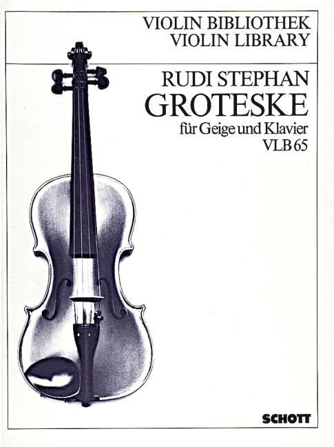 Groteske, for violin and piano