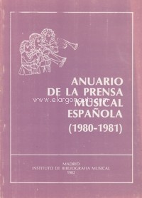 Anuario de la Prensa musical española (1980-81)