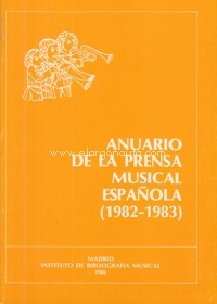 Anuario de la prensa musical española (1982-1983). 9788439878230