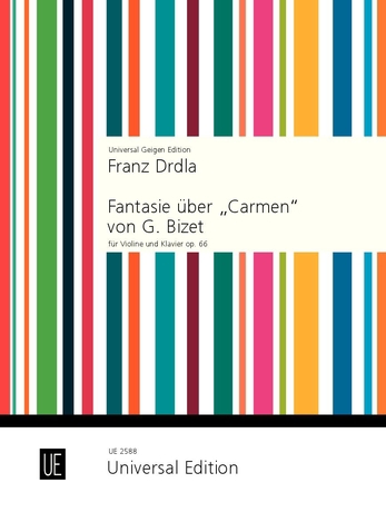 Fantasia on Carmen by G. Bizet op. 66, for violin and piano, Score