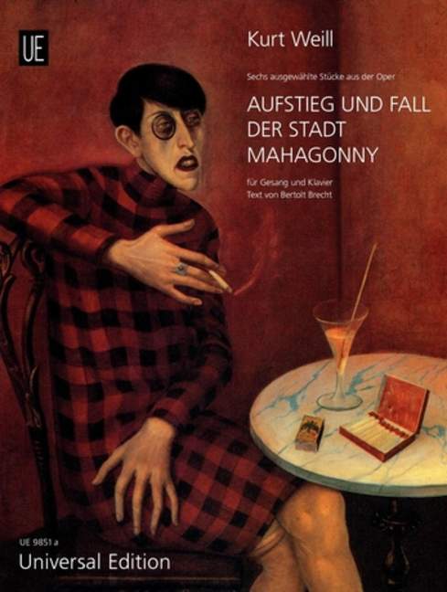 Rise and Fall of the City of Mahagonny, 6 selected pieces, for voice and piano, Score