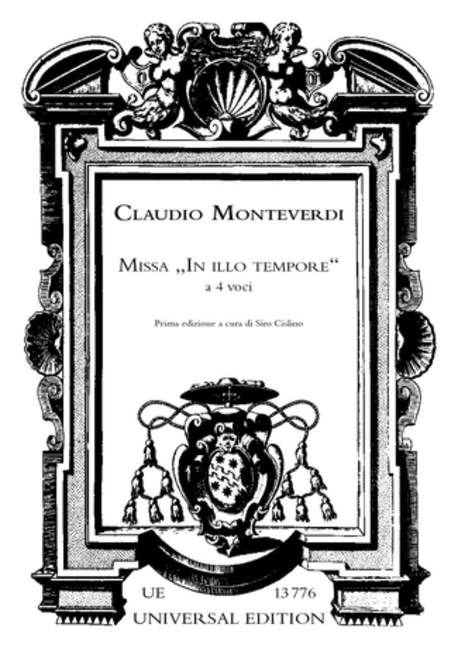 Missa In illo tempore, for mixed choir (SATB) and basso continuo, Choral score