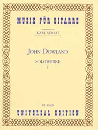 Solo Works Vol. 1, for guitar, Score