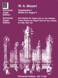 Organ Works Volume 5, for organ 4 hands, Score