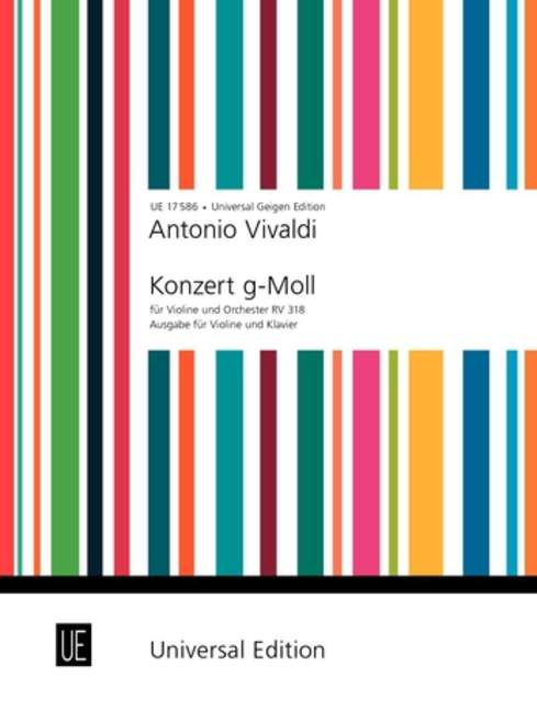 Concerto op. 6/3 RV 318, for violin and piano, Piano reduction