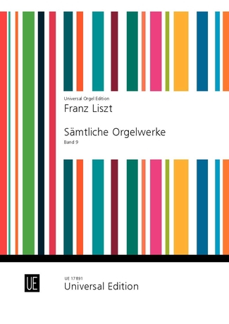 Complete Organ Works Vol. 9, for voice and organ, Score