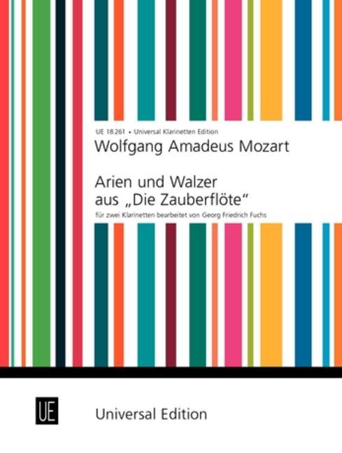 Airs and Waltzes, From The Magic Flute, for 2 clarinets, Performing score