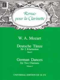 German Dances Vol. 1, for 2 clarinets, Performing score