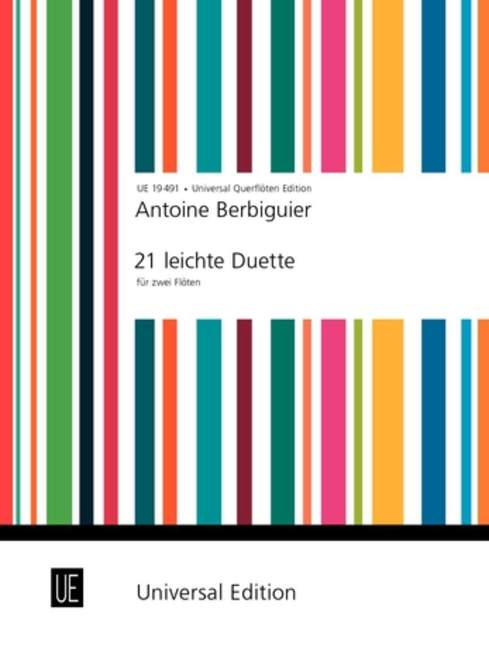 21 Easy Duets, for 2 flutes, Performing score