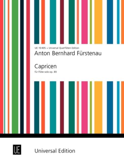 Caprices op. 80, for flute, Score